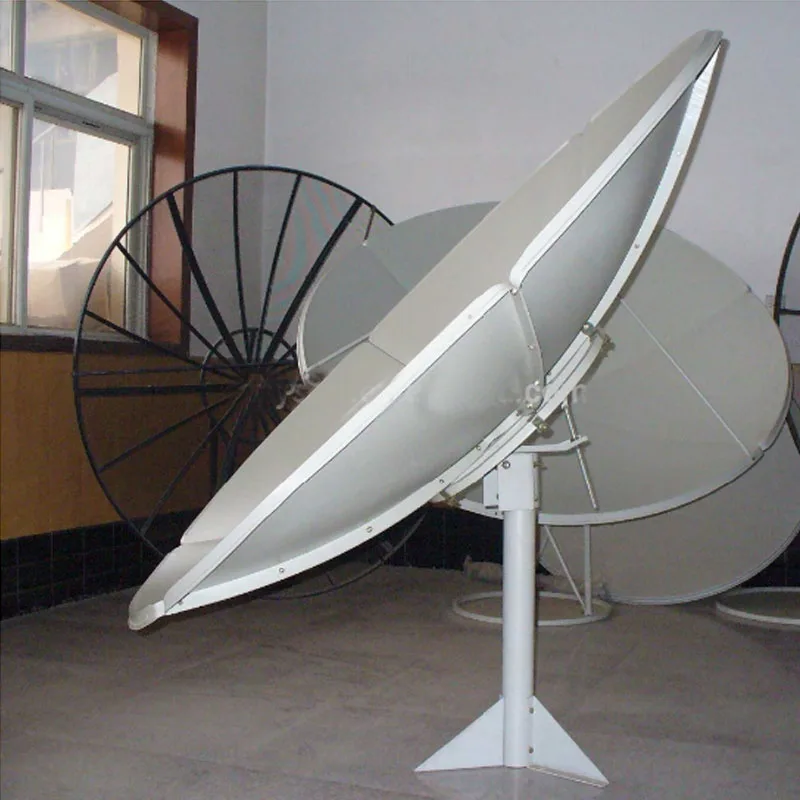 Large Prime Focus C Band 1.8m Satellite Dish Antenna 180cm