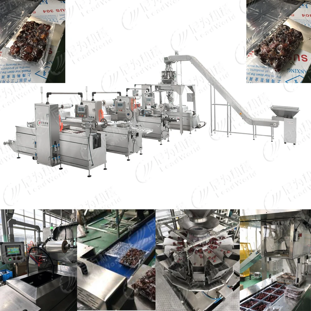 Вакуумный упаковщик для стейков, термоформовочная вакуумная упаковочная машина для темного риса