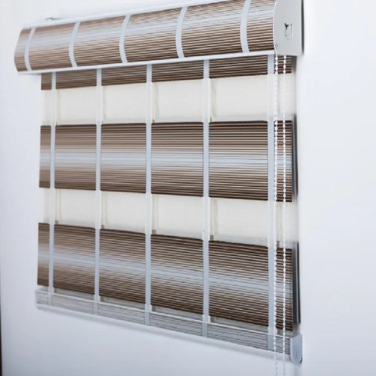 Умный дом украшение пульт дистанционного управления электрический моторизованный тент автоматический Зебра