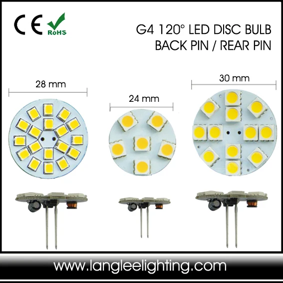 high lumen flat disc pcb 10-30v