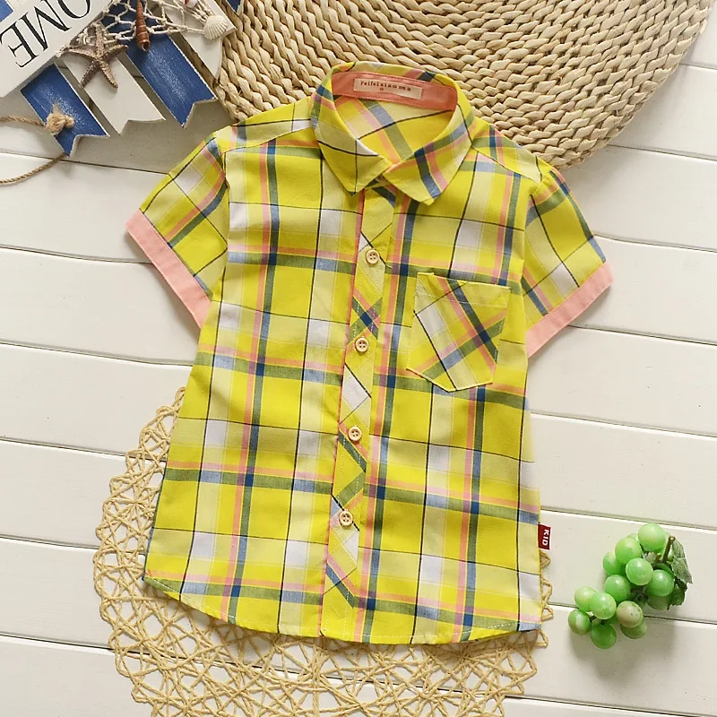 
Бесплатный образец, Одежда для новорожденных мальчиков, клетчатая футболка в Корейском стиле 