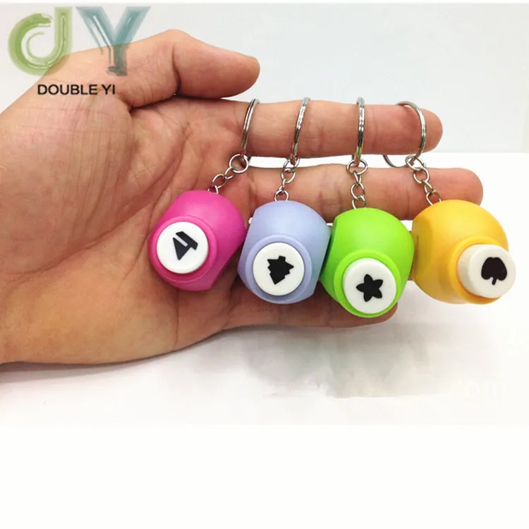 DIY креативный бумажный пунш с брелоком мультяшный ручной пунш