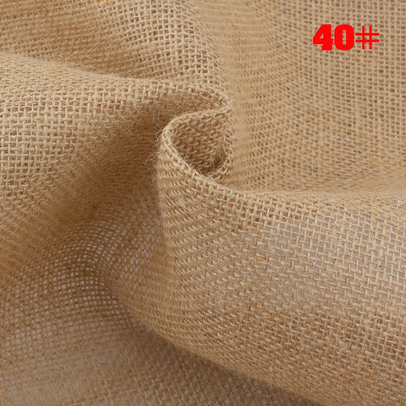 Высококачественный джутовый тканевый мешок льняная ткань для рукоделия украшение