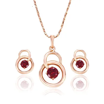 62458- Xuping Hot item brass jewelry set jewellery