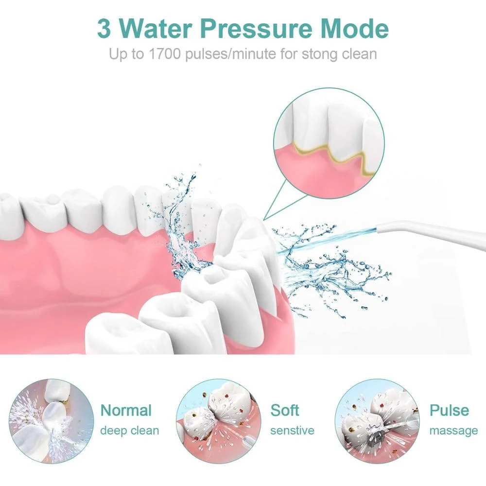 2 в 1 зубная нить Dental ирригатор для полости рта воды ирригатор с 800 мл резервуар для воды для семейного пользования нить для чиски полости рта