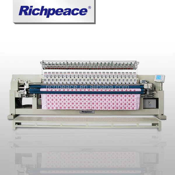 Компьютеризированная многоцветная однорулонная стеганая и вышивальная машина Richpeace