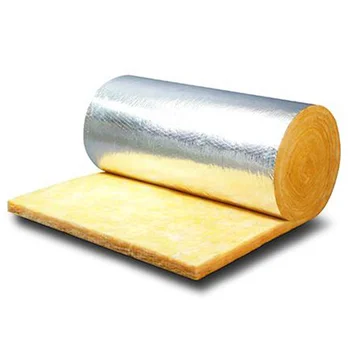 Wall Or Roof Thermal Insulation With Aluminum Foil Veneer Glass Wool ...