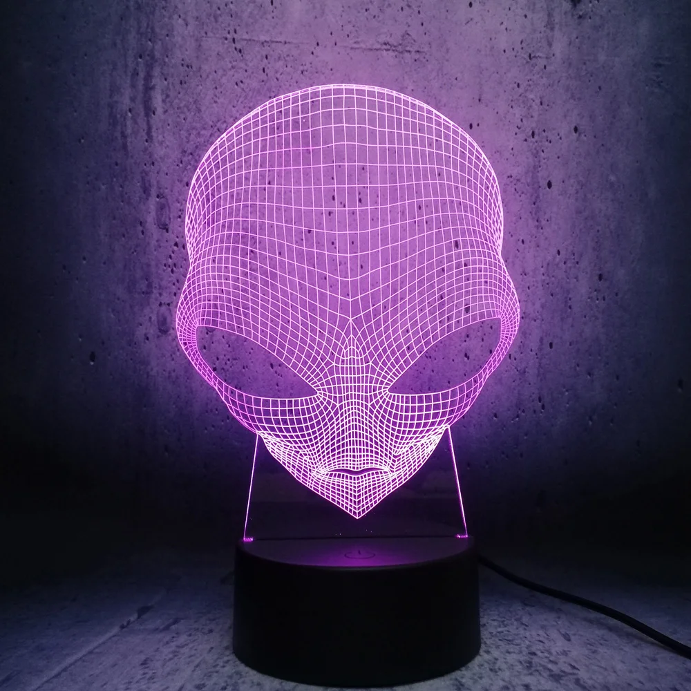 Khám phá sự kỳ diệu của đèn led Alien Head 3d - một sản phẩm độc đáo và thú vị cho bất kỳ ai yêu thích không gian khoa học viễn tưởng. Đèn có kiểu dáng tinh xảo, màu sắc rực rỡ và ánh sáng mịn màng, tạo nên một không gian đầy phép màu và cảm xúc đa chiều. Cùng khám phá và tận hưởng sự khác biệt của đèn led Alien Head 3d ngay hôm nay.