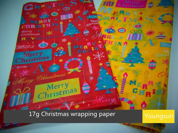 100% древесной массы цветные фольги подарок оберточная бумага