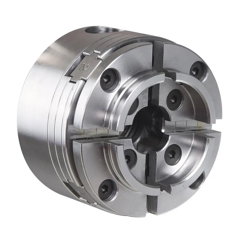 100mm 4 Jaw Self-Centering Lathe Chuck with Extra Jaws Turning Machine Accessories 