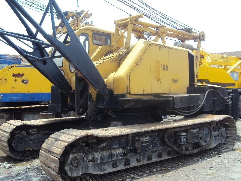 Бывший в употреблении японский гусеничный кран Kobelco PH5045 45ton/гусеничный кран kobelco 45ton на продажу!