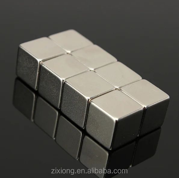 Rare Earth Magnets 10mm x 10mm x 10mm Cube Neodymium Strong Block 