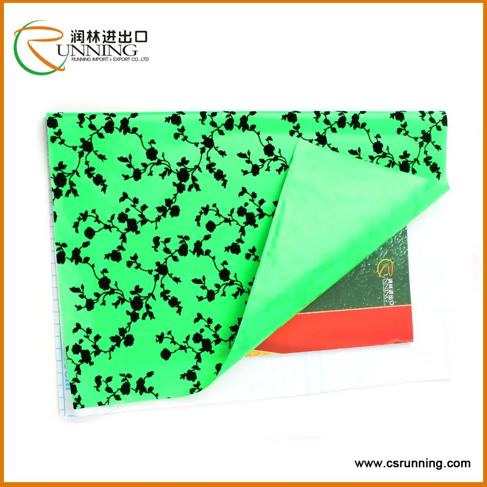 Самоклеящийся Чехол-книжка из флока с узором 30*50 см 10 листов в