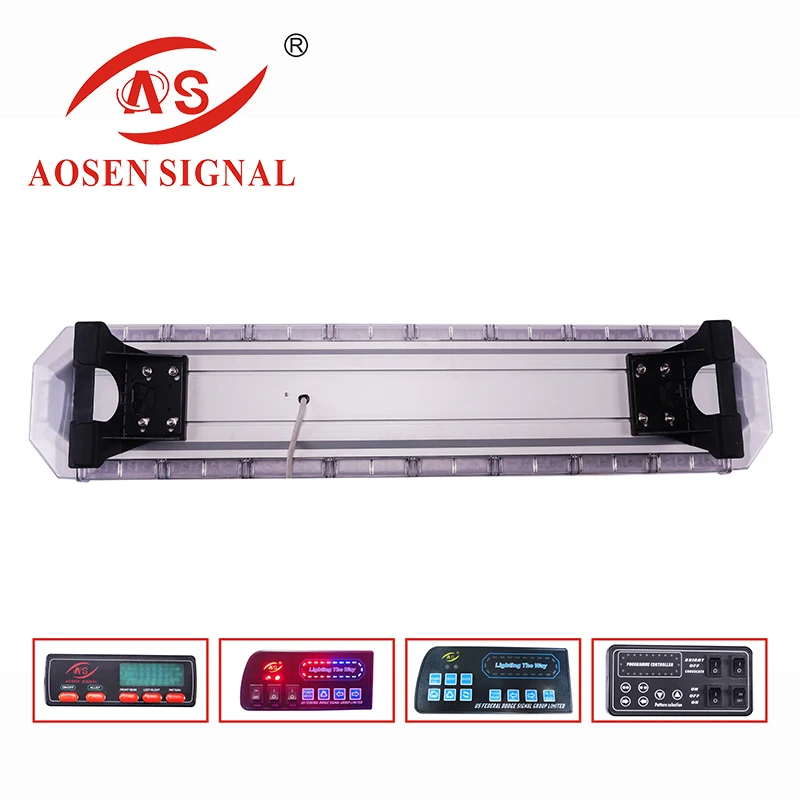 CE R65 LED Emergency Warning Strobe Light bar Amber