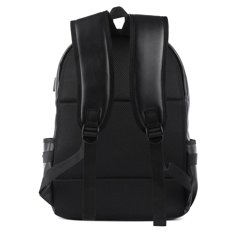 Guangzhou College School Polyester Laptop Bags for Men PVC Leather Backpack Bags