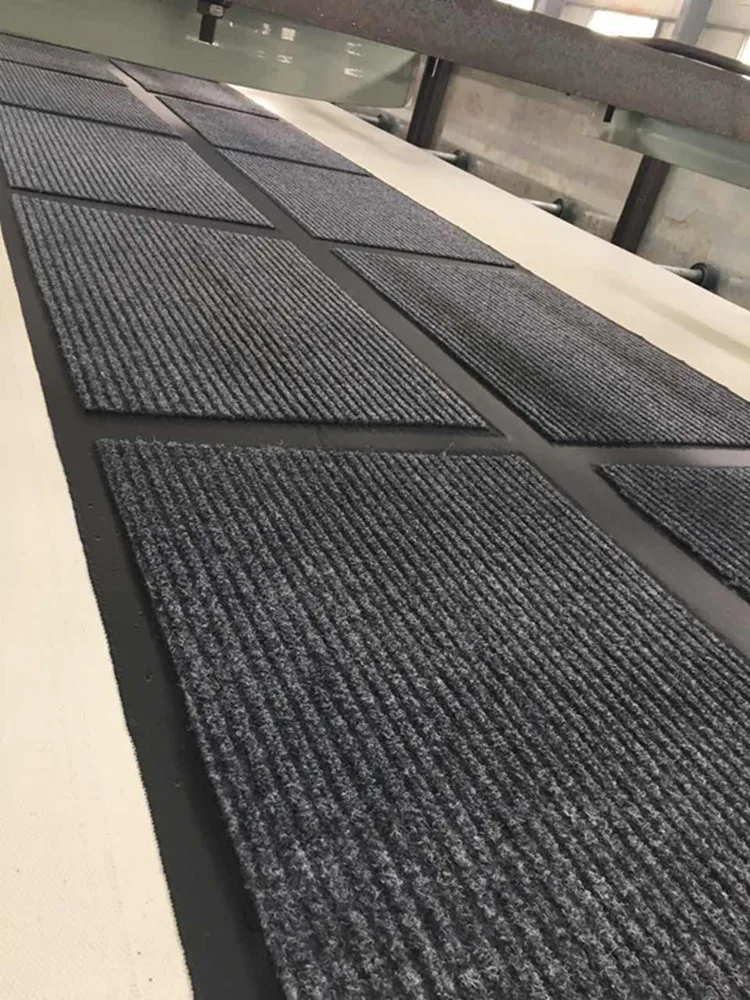 Double Rib Machine Made PVC Floor Mat Anti slip Anti Dust Plastic Entrance  Carpet Floor Mat