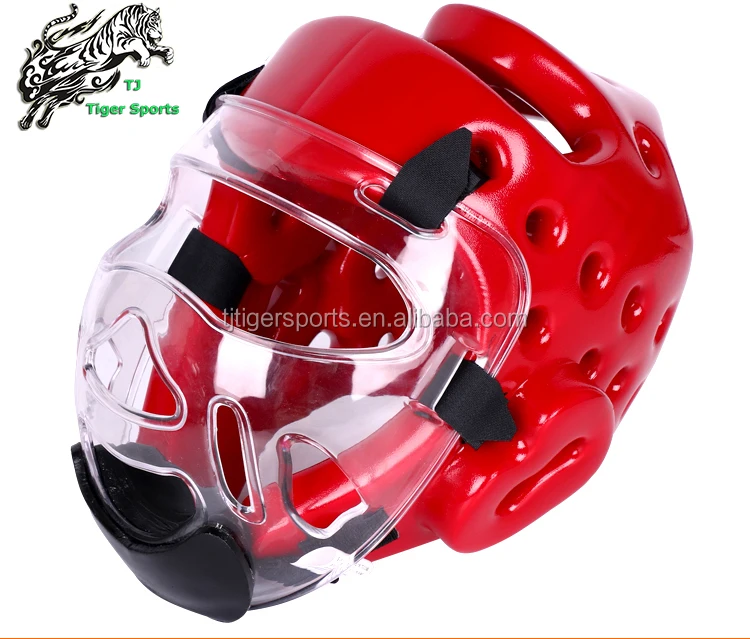 Высокопрочное защитное оборудование для тхэквондо шлем для тхэквондо с крышкой
