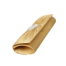 Famous Brand fashion day clutches Women Fashion Diamonds Evening Bag Satin Button Casual Clutches Purse High