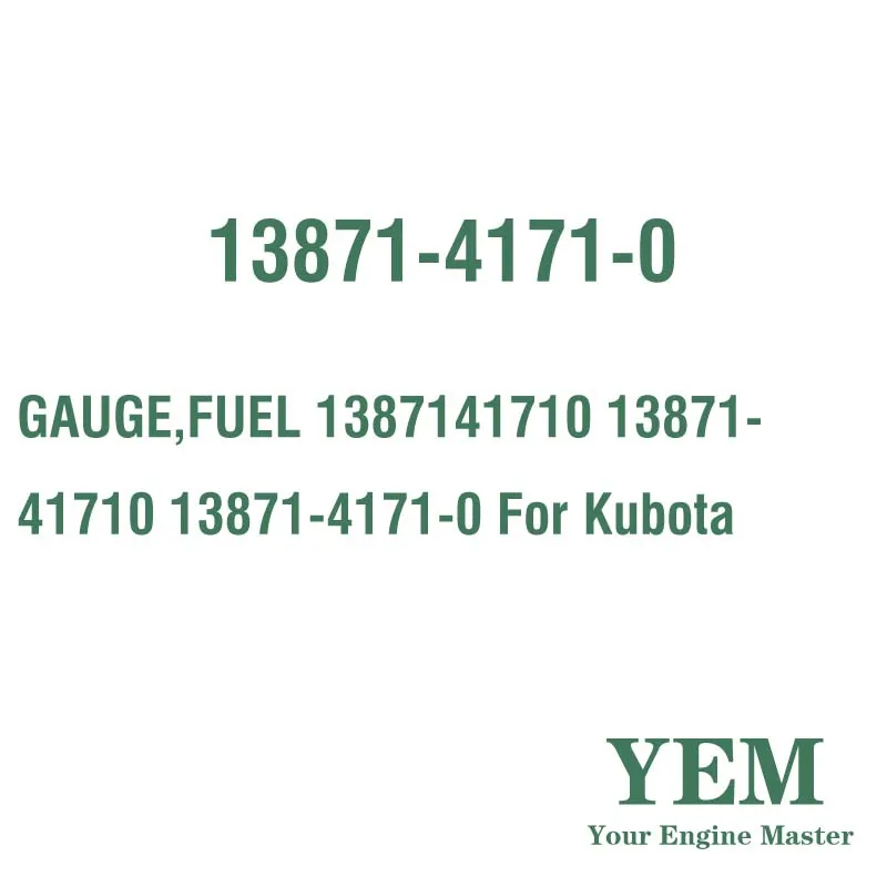 Gauge Fuel 1387141710 13871-41710 13871-4171-0 For Kubota - Buy 13871-4171-0,Gauge  Fuel,Gauge Fuel 13871-41710 Product on Alibaba.com