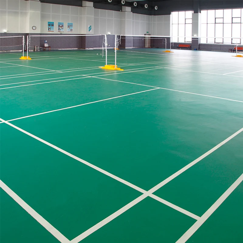 Relle Approved synthetic vinyl badminton sports court floor