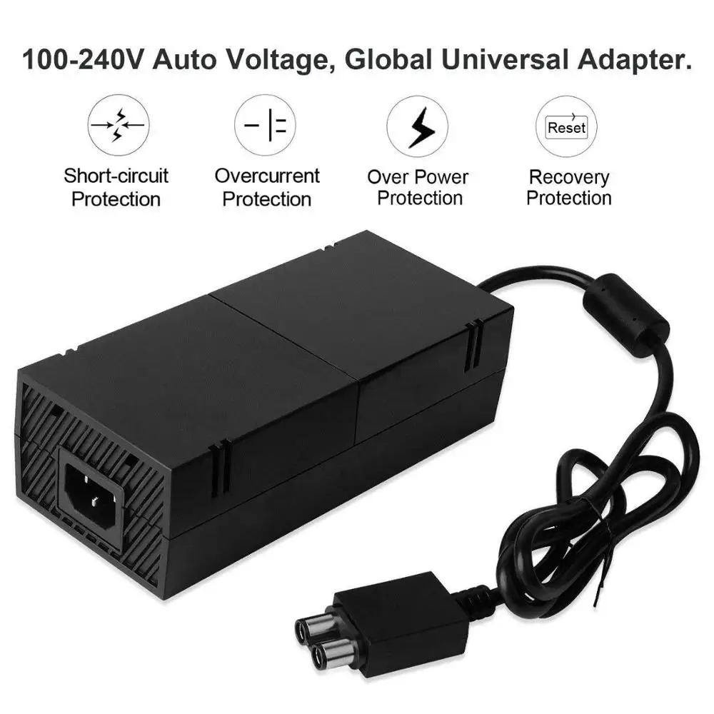 Chargeur de câble d'alimentation adaptateur secteur 200W pour brique de  Console Microsoft XBOX one 