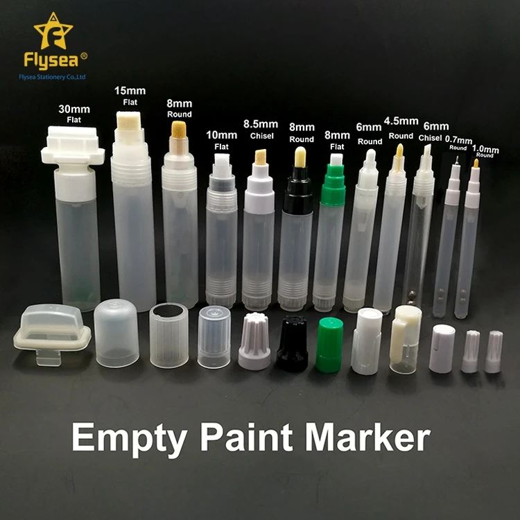 Хорошая цена 30 мм нетоксичный экологически чистый стержень перманентного чернильного типа маркер пустой