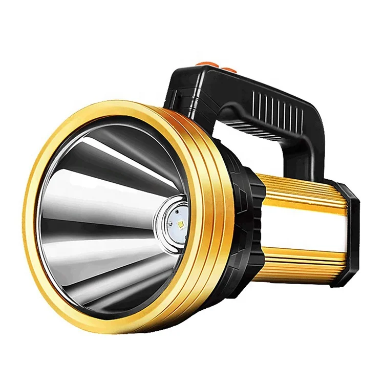 Outdoor  Long Distance Usb Rechargeable Led Searchlight Led Spotlight Torch 10W T6 Search Light Handheld for Camping