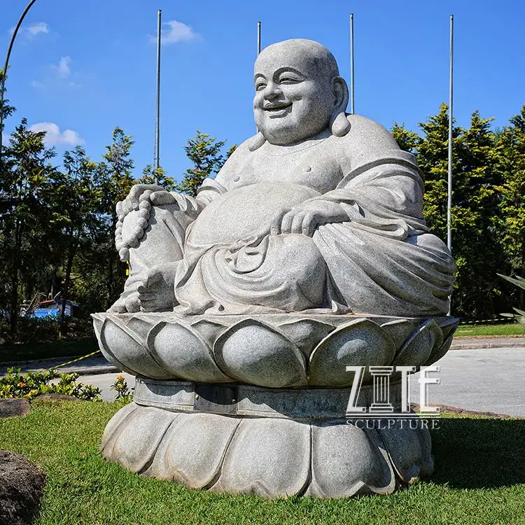laughing buddha garden statue