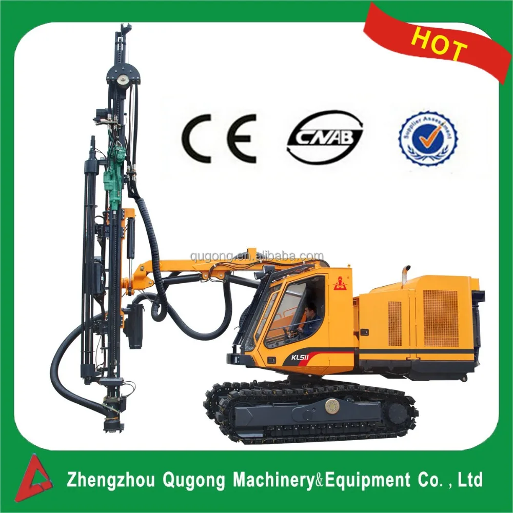 KL511 High Efficient Full Hydraulic Crawler Type Blasting Hole Drilling Machine for Quarry