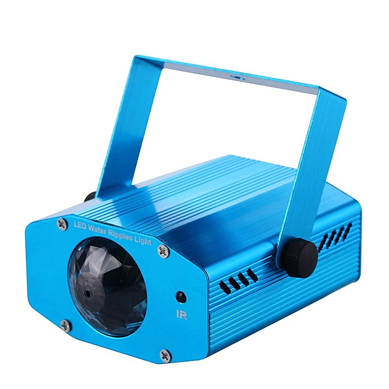 7 Color Remote RGB LED Water Wave Effect Stage Light Lighting
