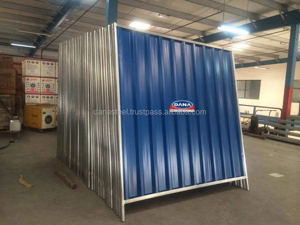 DANA Profiled Sheet Hoarding Fence Panels Barricade Fencing Suppliers in UAE Fences Contractors Africa Exporters