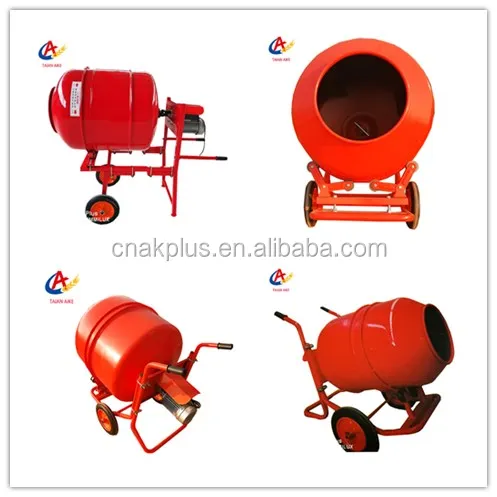 Простая в эксплуатации многопрофильная мини-Ручная Электрическая цементная Бетономешалка