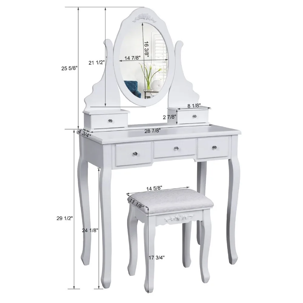 French Style Dressing Table Vanity Dresser Stool Set Makeup Table Set Buy Dresser Stool Set