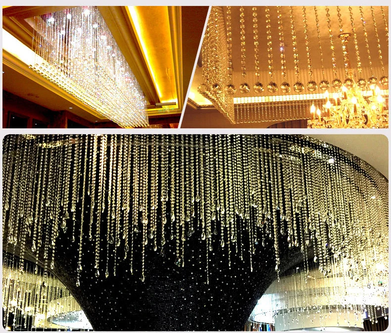 DIY Beads Curtain Door Curtain Porch Partition Curtain Loose Beads Wedding Decoration Crystal Beads details