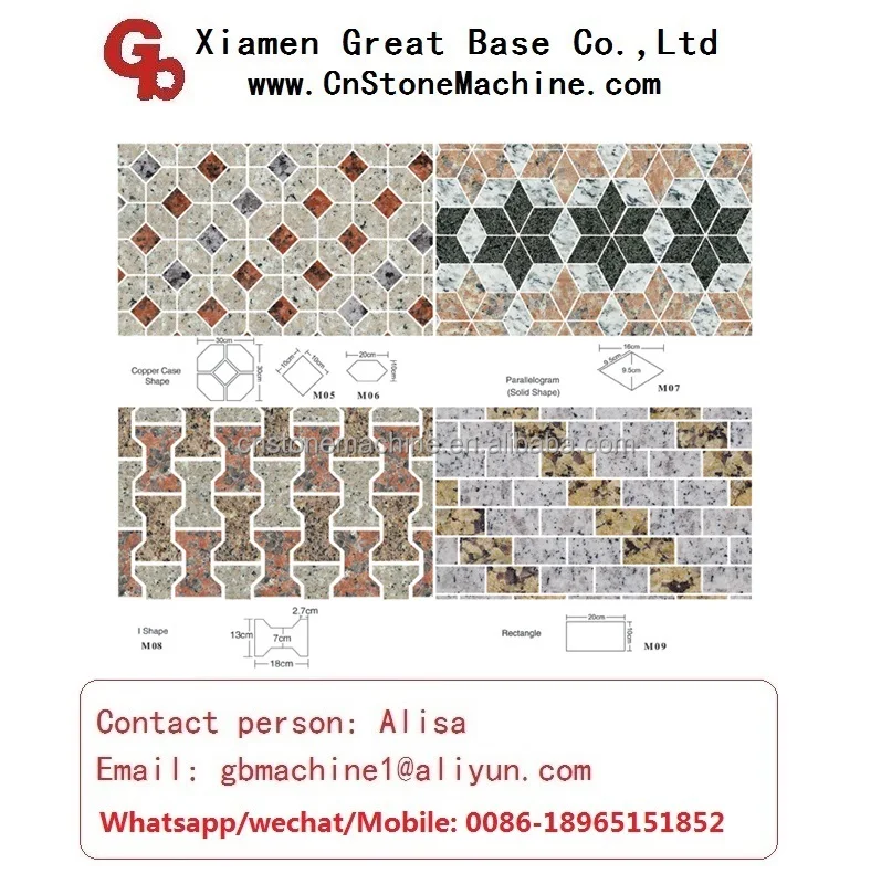 Автоматическая машина для разделения и штамповки гранита