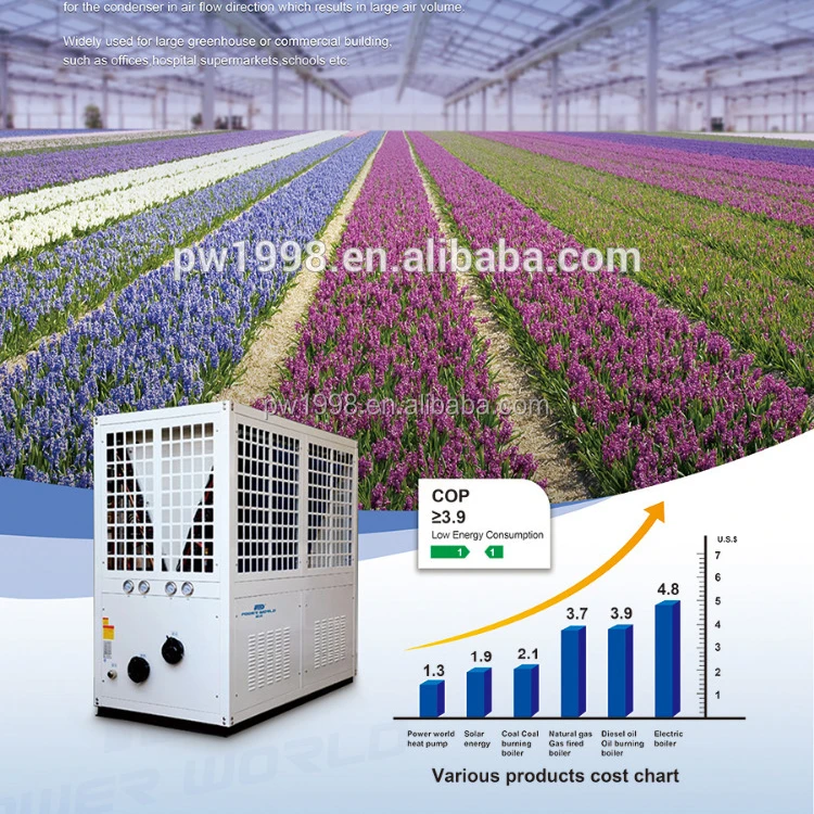 Automatic Control Agriculture Green House Tomato Greenhouse Heating  Heat Pump