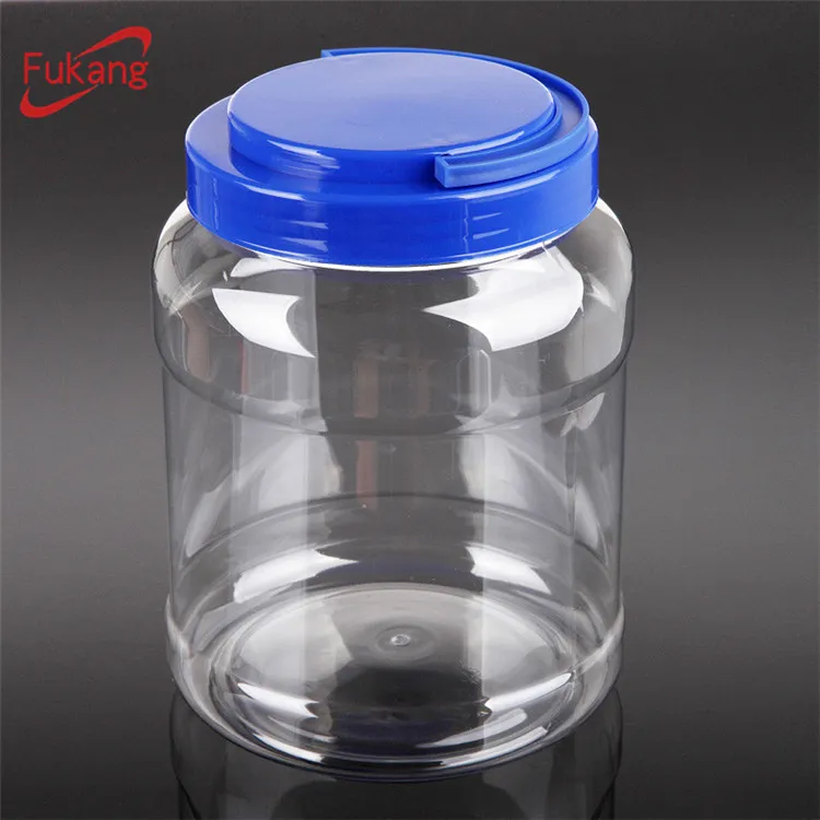 Clear 3.5L Food Grade Plastic Large Cylinder Container, 3.5liter Big Round  Pet Jar for Groundnut Storage - China Food Plastic Storage Container and  Groundnut Storage price