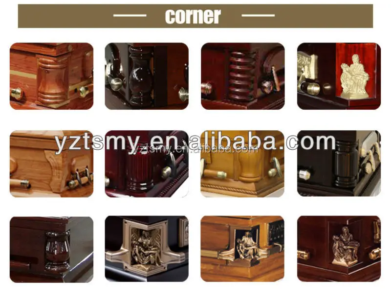 Professional Funeral Supply Cremation Colors of Casket Coffin