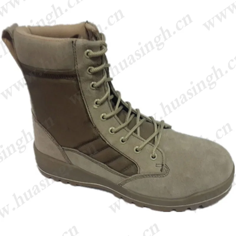 LXG,Chile Market Popular Thick Lined Winter Combat Boots Coyote Color Real Natural Leather Belleville Tactical Boots HSM267