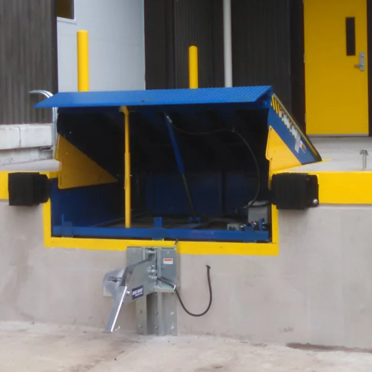 Hydraulic Cylinder Loading Dock Leveler Price Container Unloading Ramp with Hinged Lip 6 Ton 10 Ton 15 Ton