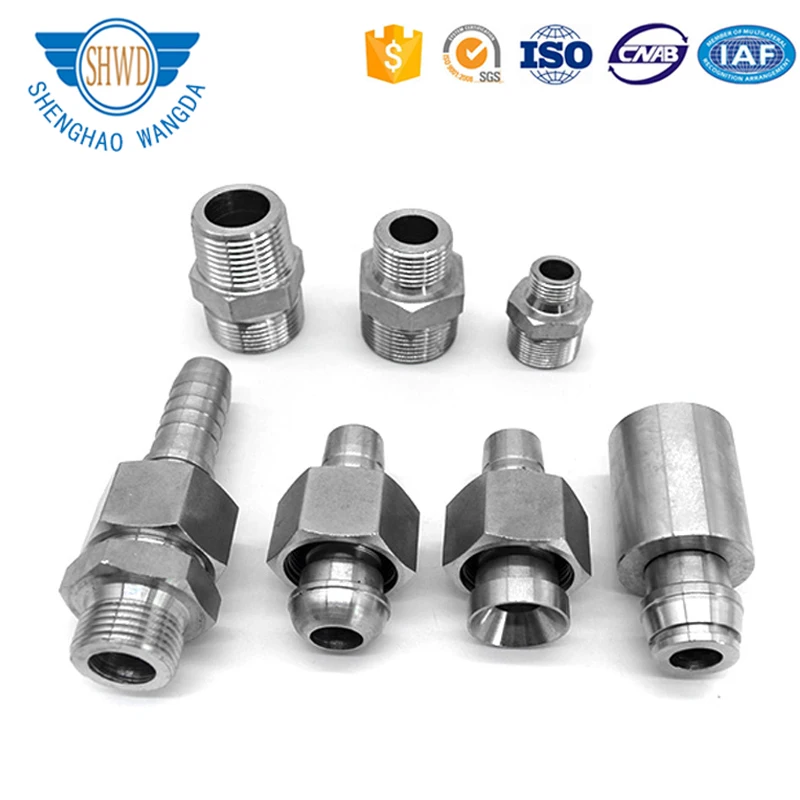 Manufacturer Stainless Steel High Pressure Crimp Jic/bsp/bspt/npt