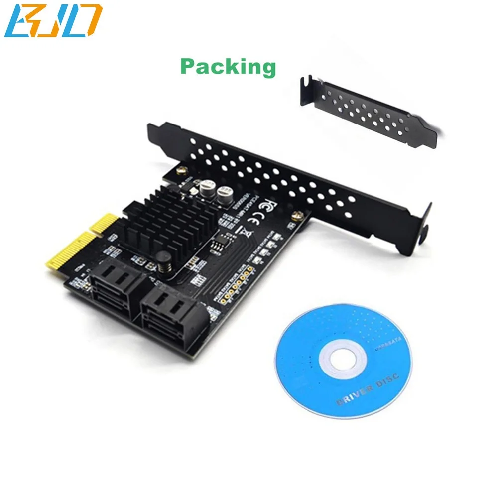 4 X SATA 3.0 to PCI-E 4X Expansion Card - Marvell 88SE9230 4 X SATA 3.0 to PCI-E 4X Expansion Card - Marvell 88SE9230