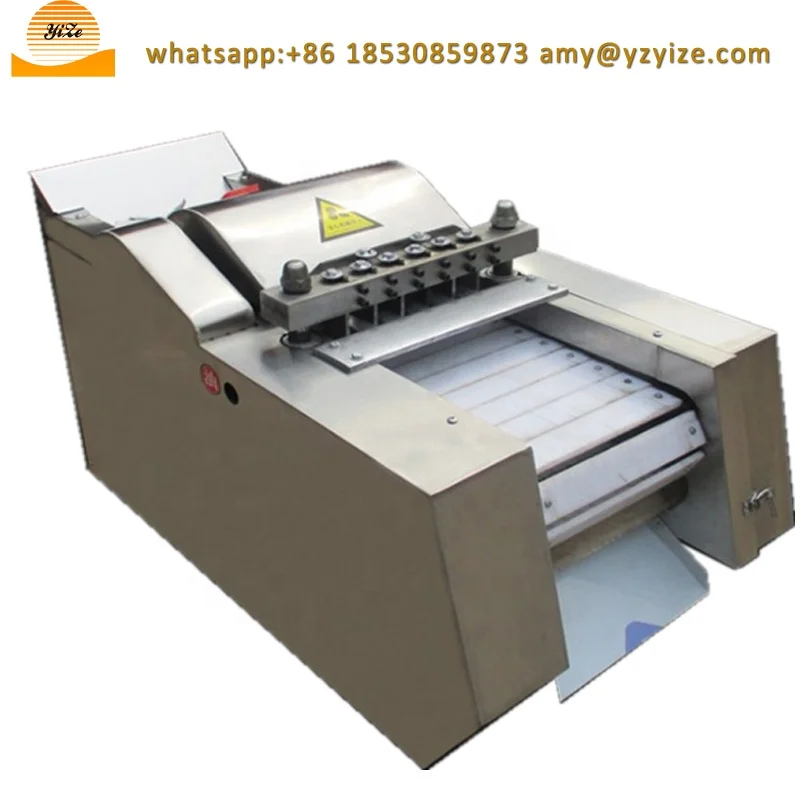 Замороженная машина для резки кубиков рыбы машина для резки кубиков курицы