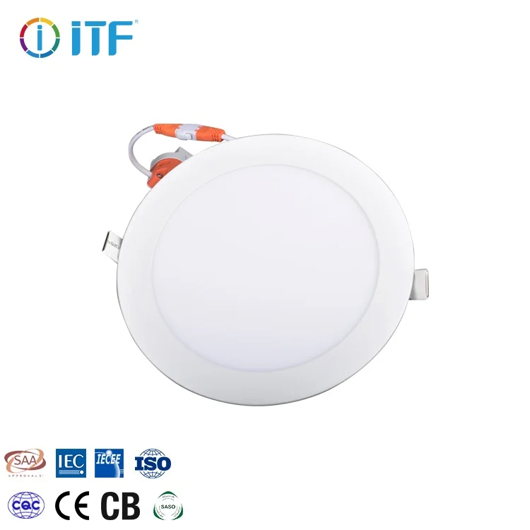 Super Bright 18W Ultra Slim SMD Recessed Round LED Ceiling Panel Light