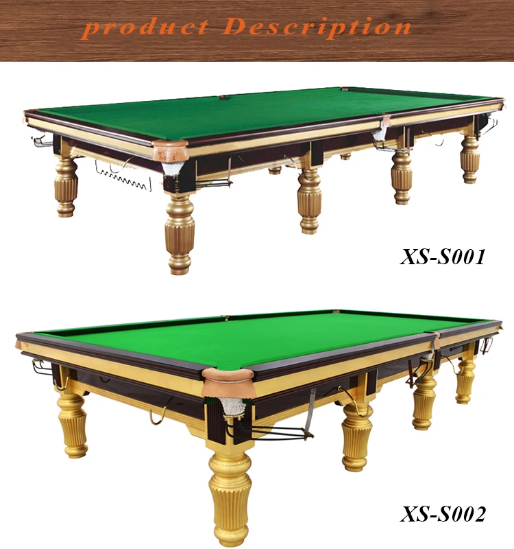 Professional Tournament Solid Wood Slate 12ft Billiard Snooker Pool