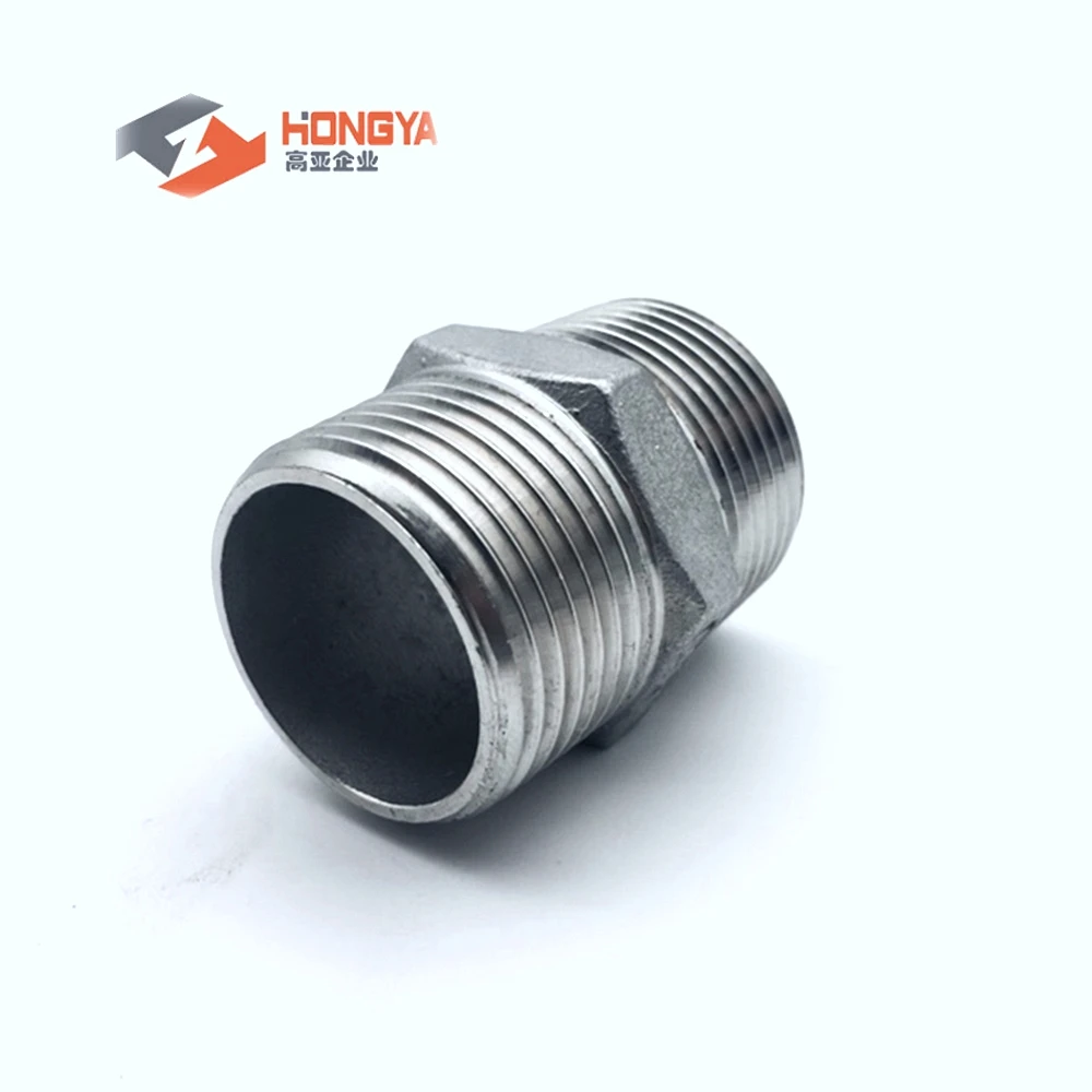 Резьбовой шестигранный штуцер из нержавеющей стали для соединения NPT BSP 304 316
