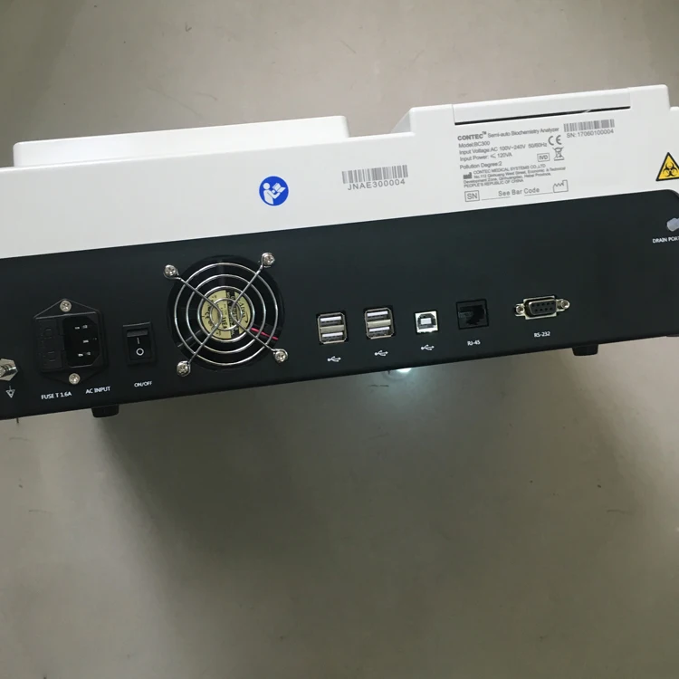 Полуавтоматизированный клинический химический анализатор Contec bc300
