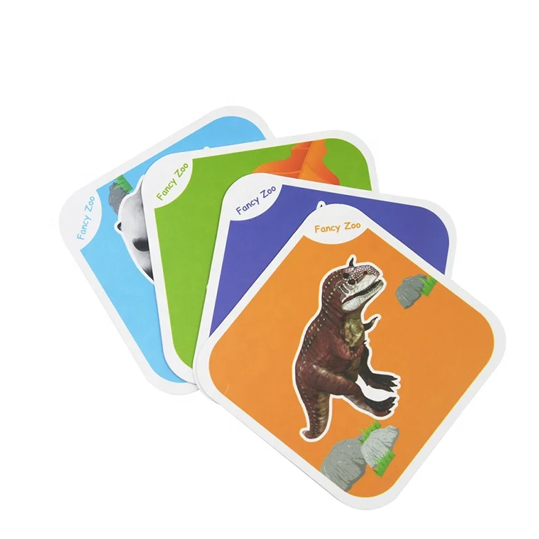 2024 New Products Fancy Zoo 3D Ar Toys Educational Reality Cognitive Toy 4D AR Card Game Machine for Kids