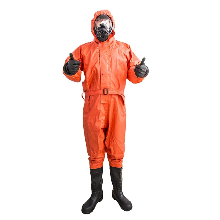 YUANJIAN Chemical Resistant Coveralls with Zipper Flap
