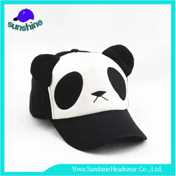 Boné de beisebol panda feminino e masculino, chapéu ajustável, de pelúcia  quente, preto, rosa, com desenho fofo de desenho animado, ka, moderno para  inverno, outono - AliExpress